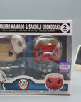 TANJIRO KAMADO & SAKONJI UROKODAKI 2 Pack 2023 Summer Convention Demon Slayer Funko Pop