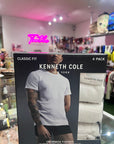 Kenneth Cole Classic Fit Crew Neck Shirt 4 Pack