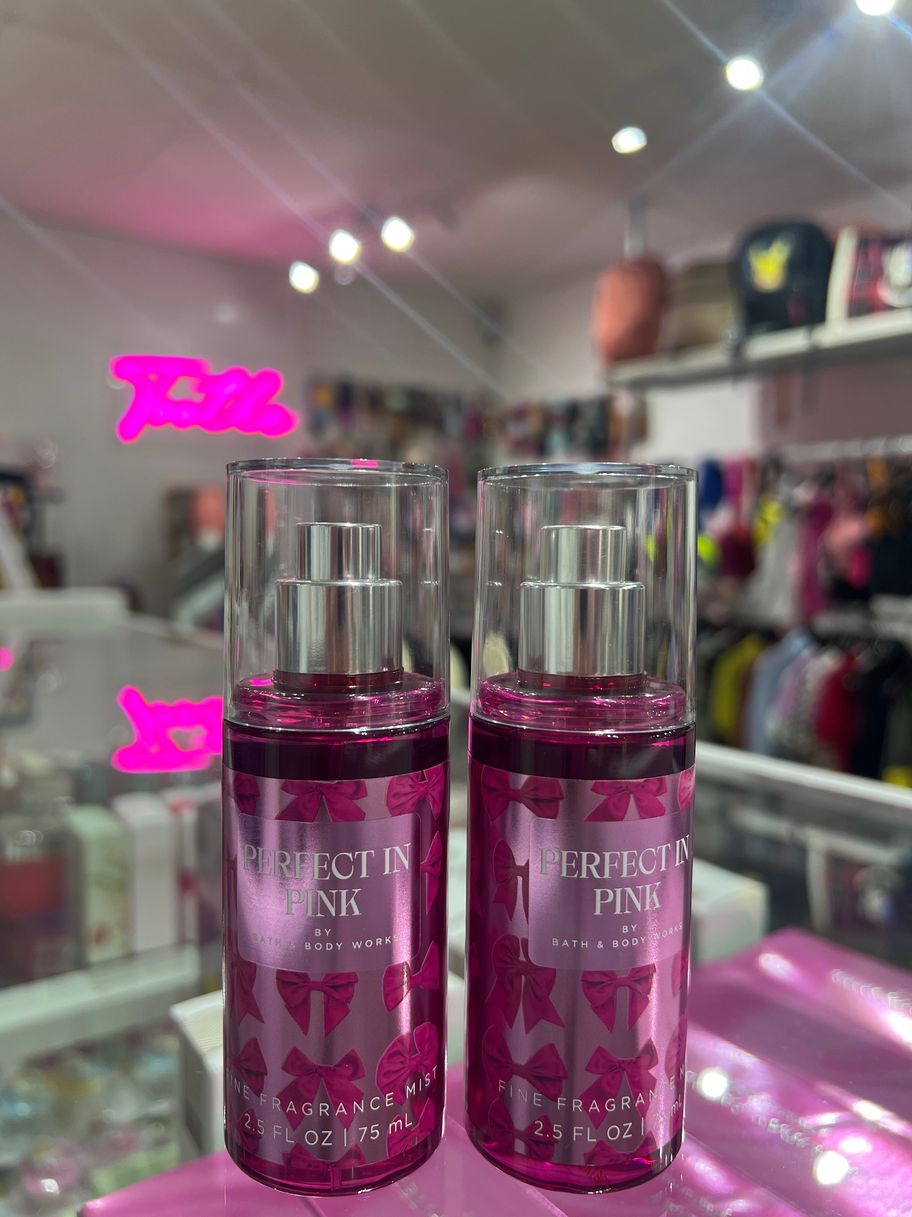 BATH&BODY WORKS PERFECT IN PINK 75 FINE FRAGRANCE MIST