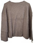 GAP V Neck Knit Sweater Brown