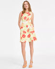 Vince Camuto Women's Printed Scuba Fit & Flare Dress Size 10