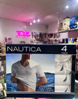 Nautica V Neck Cotton 4 Pack