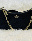 Kate Spade Flower Quilted Fabric Convertible Crossbody