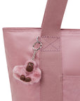 Kipling Era Medium Tote Bag Flouncy Pink