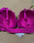 Victoria's Secret Lace Bra Magenta 32D
