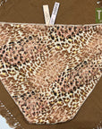 Victoria's Secret Panty Leopard Black Yellow XL