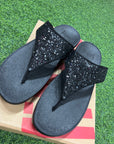 Fitflop Women Lulu Glitters Black