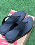 Fitflop Women Lulu Glitters Black