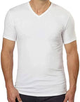 Calvin Klein V Neck white Shirt Large
