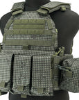 Phantom Avengers 6D9 Tactical Vest With Magazine and Radio Pouches Color: Desert Night Camo