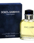 Dolce & Gabbana Pour Homme for Men Eau De Toilette 75ml Toole ph