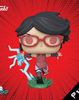 SARADA with SHARINGAN 1358 GITD EE Exclusive - BORUTO Naruto Next Gen Funko Pop Animation