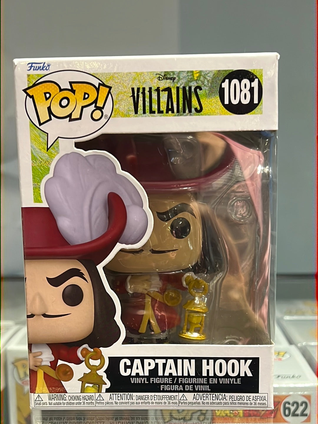FUNKO POP! Disney Villains-CAPTAIN HOOK-1081 – Tootle Gift Shop