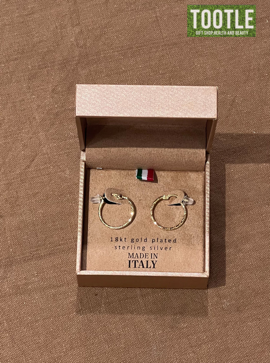 Mia Fiore 18k Gold Plated Loop Earrings