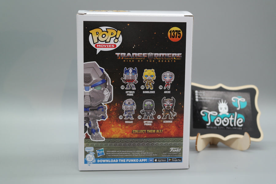 MIRAGE 1375 Transformers Rise of the Beasts Funko Pop Movies Tootle ph