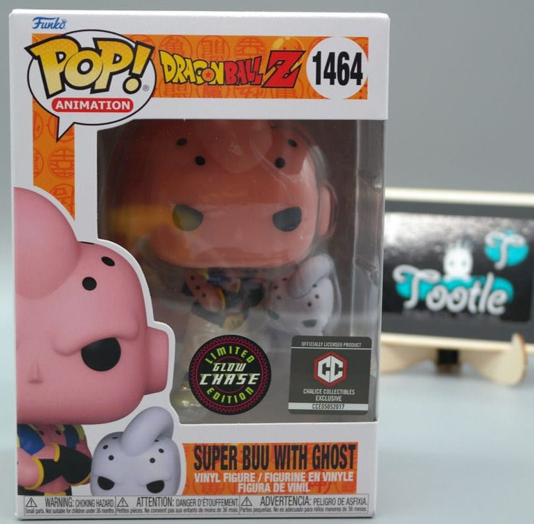 SUPER BUU with GHOST 1464 GLOW CHASE Chalice Collectibles Dragonball Z Funko Pop Animation Tootle ph