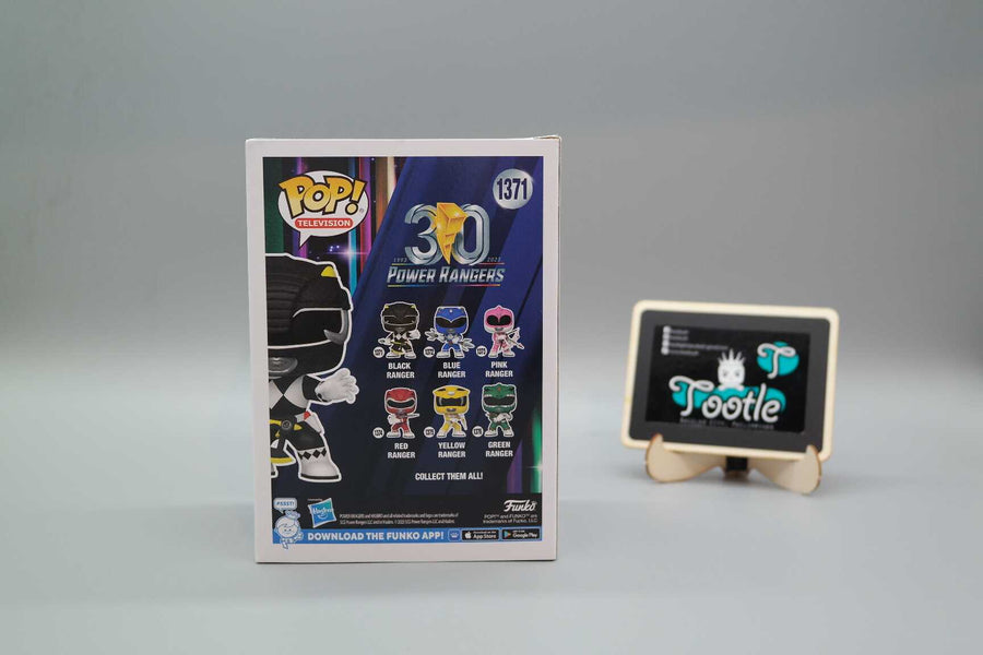 BLACK RANGER 1371 Mighty Morphin Power Rangers 30th Anniversary Funko Pop! Vinyl Figure Tootle ph