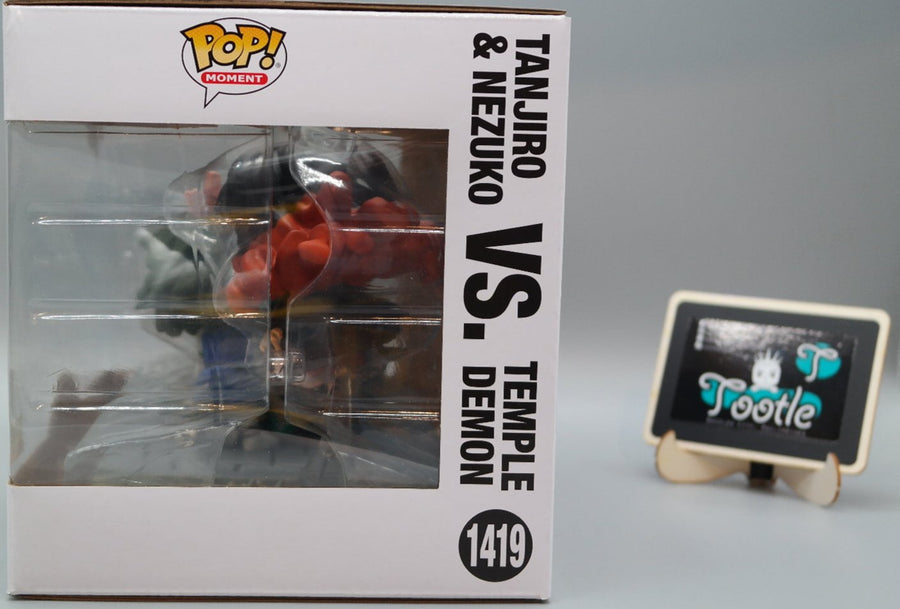 TANJIRO & NEZUKO VS TEMPLE DEMON 1419 Hot Topic Exclusive Funko Pop Moment Tootle ph