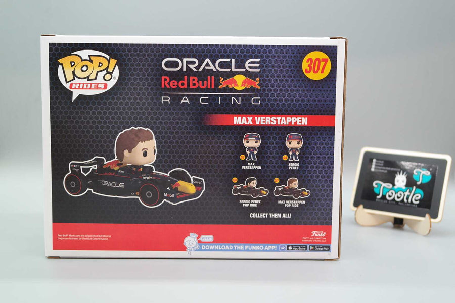 MAX VERSTAPPEN 307 ORACLE Red Bull Racing  Super Deluxe Funko Pop RIDES Vehicle Tootle ph NOW REDUCED PRICE - On HAND Now!