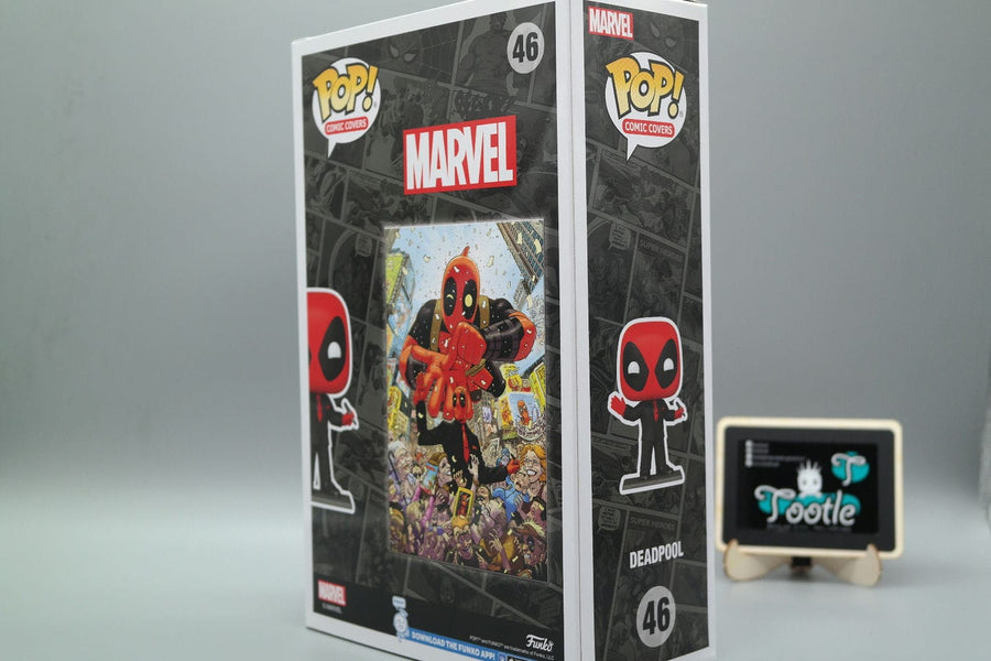 DEADPOOL 46 Marvel COMIC COVERS Funko Pop in Hard Case Tootle ph