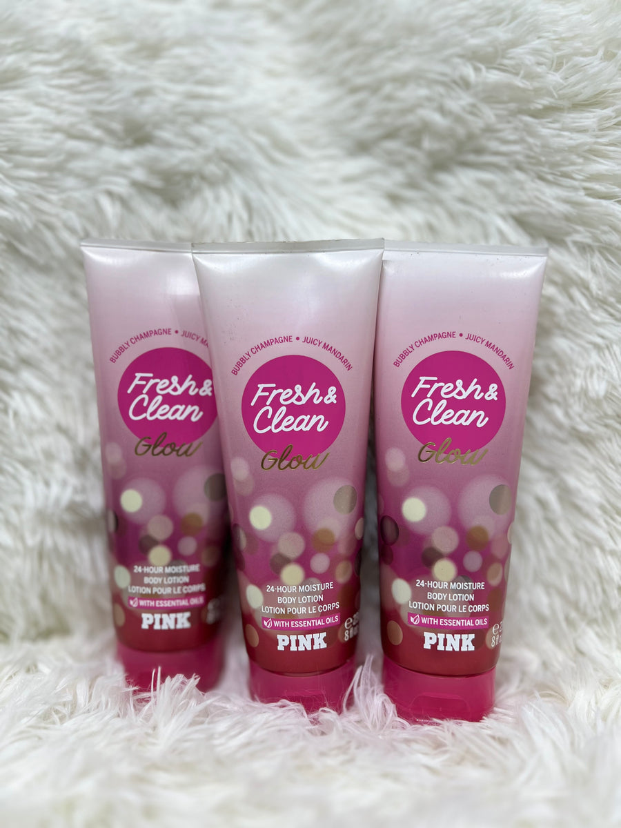 Pink Body Lotion Fresh & Clean Glow