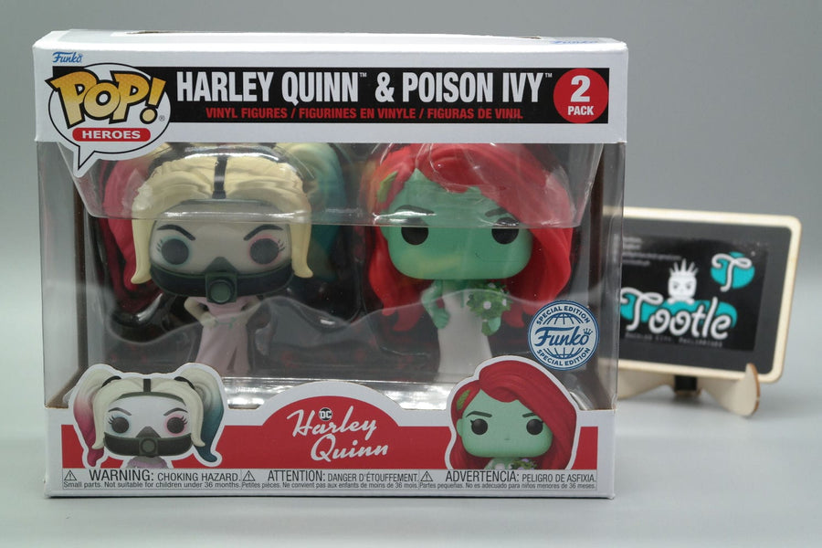 HARLEY QUINN & POISON IVY 2 PACK Funko SE DC Harley Quinn Funko Pop Heroes Tootle Ph