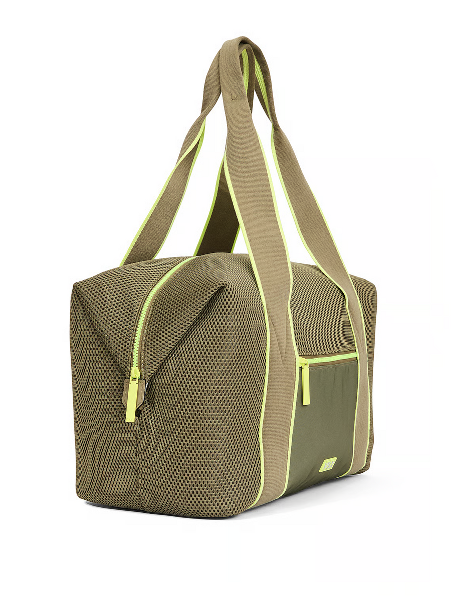 VSX Desert Cactus and Lime Mesh Snap Duffle Bag