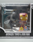 AVENGERS TOWER & IRON MAN 35 GITD PX Previews Exclusive Limited to 25,000 Funko Pop TOWN Tootle ph