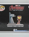 AVENGERS TOWER & IRON MAN 35 GITD PX Previews Exclusive Limited to 25,000 Funko Pop TOWN Tootle ph