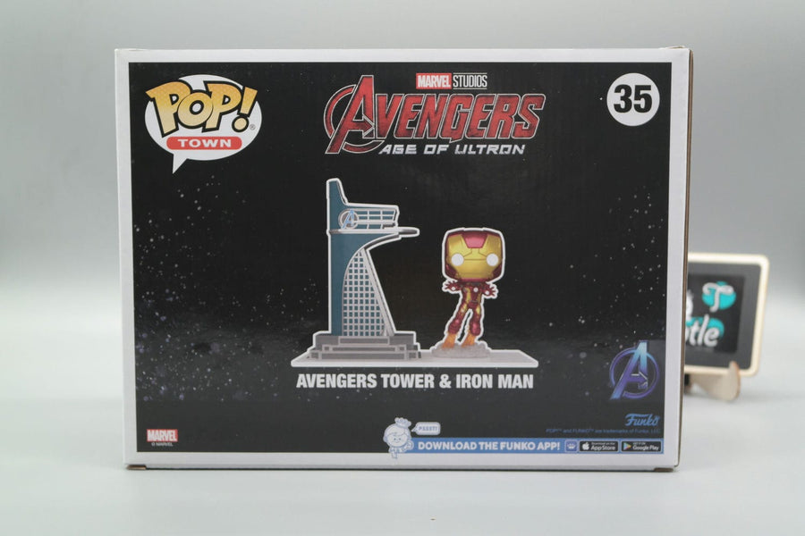 AVENGERS TOWER & IRON MAN 35 GITD PX Previews Exclusive Limited to 25,000 Funko Pop TOWN Tootle ph