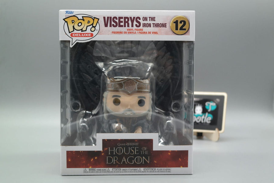 VISERYS on the IRON THRONE 12 GOT House of the Dragon Funko Pop SUPER Pop 6 Inch Tootle ph