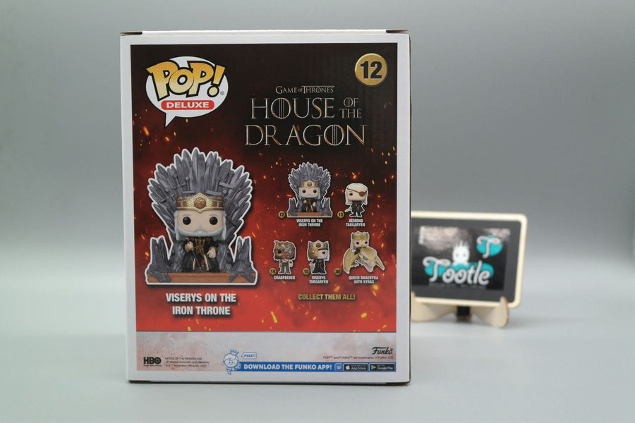 VISERYS on the IRON THRONE 12 GOT House of the Dragon Funko Pop SUPER Pop 6 Inch Tootle ph