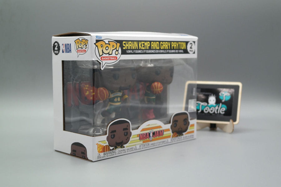 SHAWN KEMP and GARY PAYTON 2 Pack 8-bit  NBA JAM Funko Pop Basketball Tootle ph