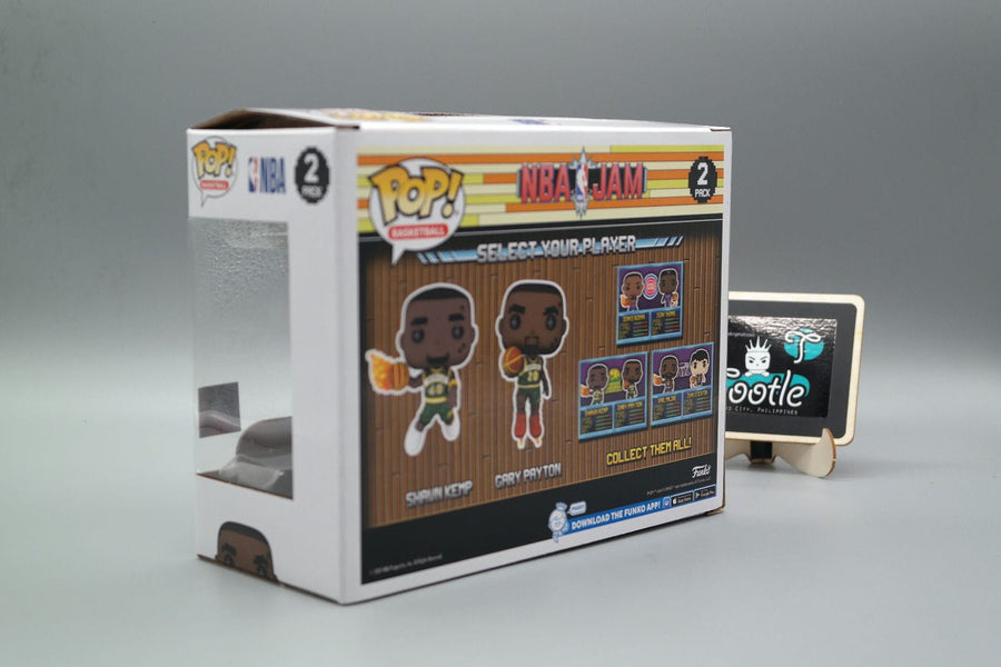 SHAWN KEMP and GARY PAYTON 2 Pack 8-bit  NBA JAM Funko Pop Basketball Tootle ph