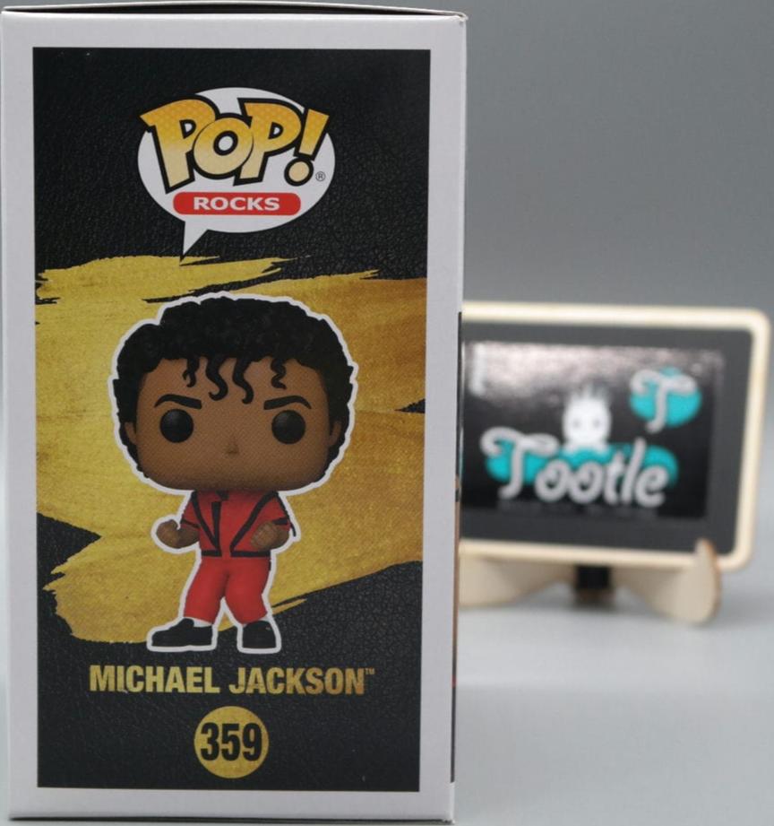 MICHAEL JACKSON 359 MJ Thriller Funko Pop Rocks Tootle ph