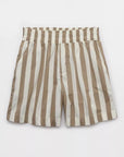 Aerie Good Day Brown Striped Short