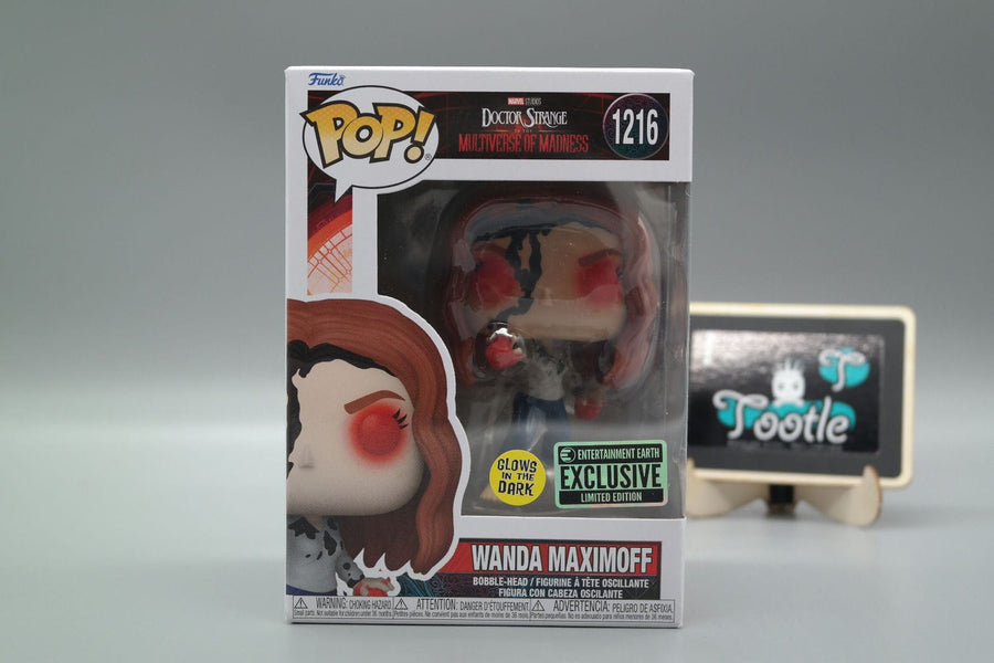 WANDA MAXIMOFF 1216 GITD EE Exclusive LE Doctor Strange Funko Pop Tootle Ph