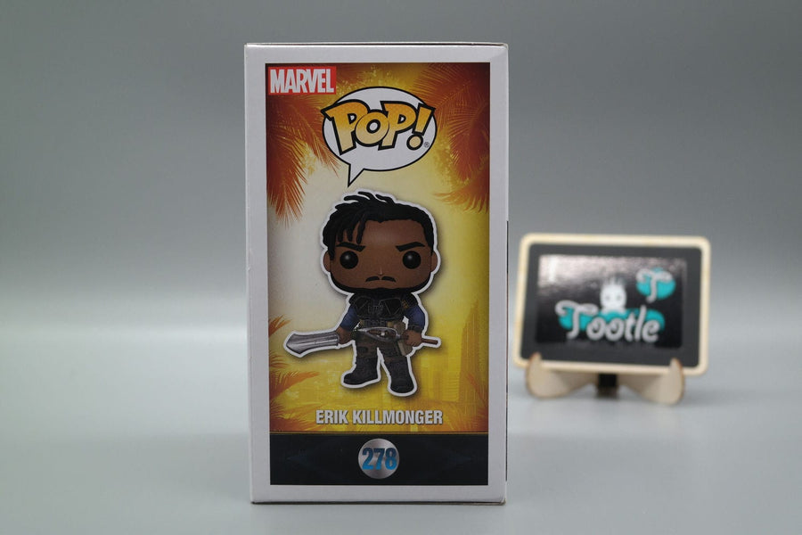 ERIK KILLMONGER 278 Glow CHASE Black Panther Funko pop Tootle Ph