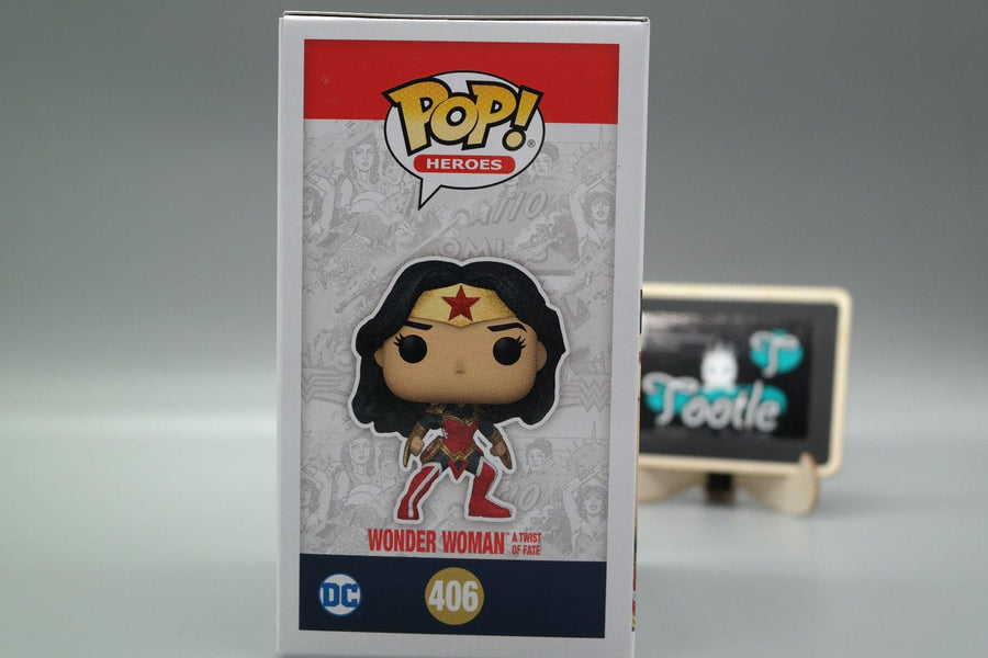 WONDER WOMAN A Twist of FATE 406 Diamond Coll Fandome DC Shop Exclv Funko Pop Heroes Tootle Ph