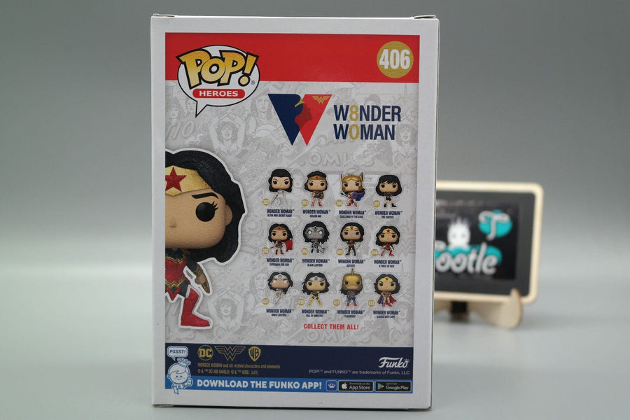 WONDER WOMAN A Twist of FATE 406 Diamond Coll Fandome DC Shop Exclv Funko Pop Heroes Tootle Ph