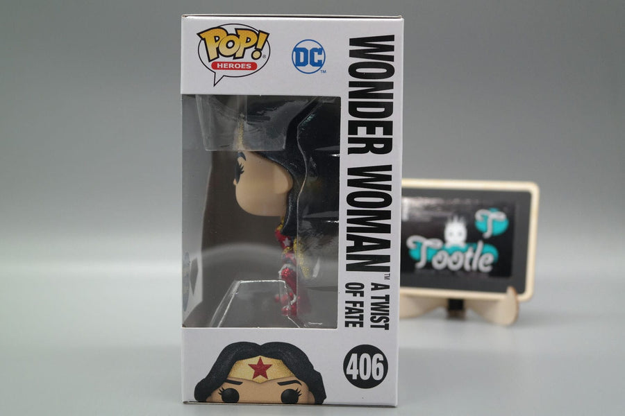 WONDER WOMAN A Twist of FATE 406 Diamond Coll Fandome DC Shop Exclv Funko Pop Heroes Tootle Ph