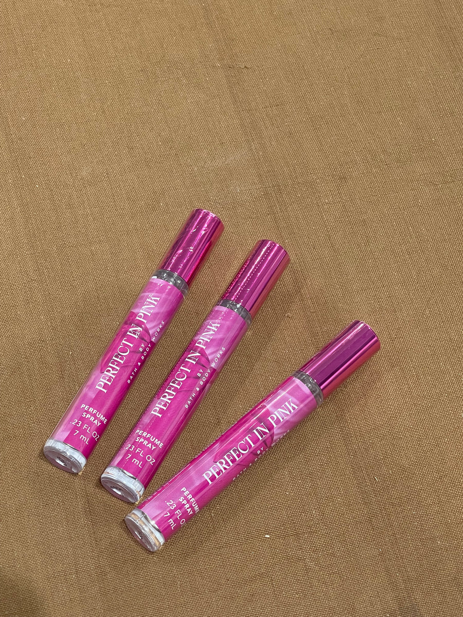 BATH&BODY WORKS PERFECT IN PINK PERFUME SPRAY 7ML.