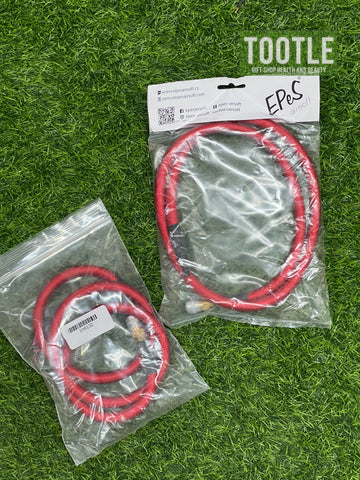 EPeS Airsoft Soft & Flexible Mk.III Braided HPA Hose (Color: Deep Red / 100cm)