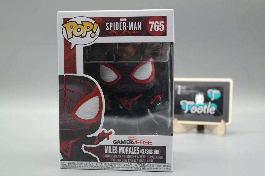 MILES MORALES ( Classic Suit ) 765 Marvel Game Verse Spider Man Funko Pop Tootle Ph