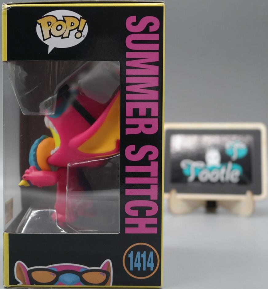 SUMMER STITCH 1414 Hot Topic Exclusive Disney Lilo & Stitch Funko Pop Animation Tootle ph