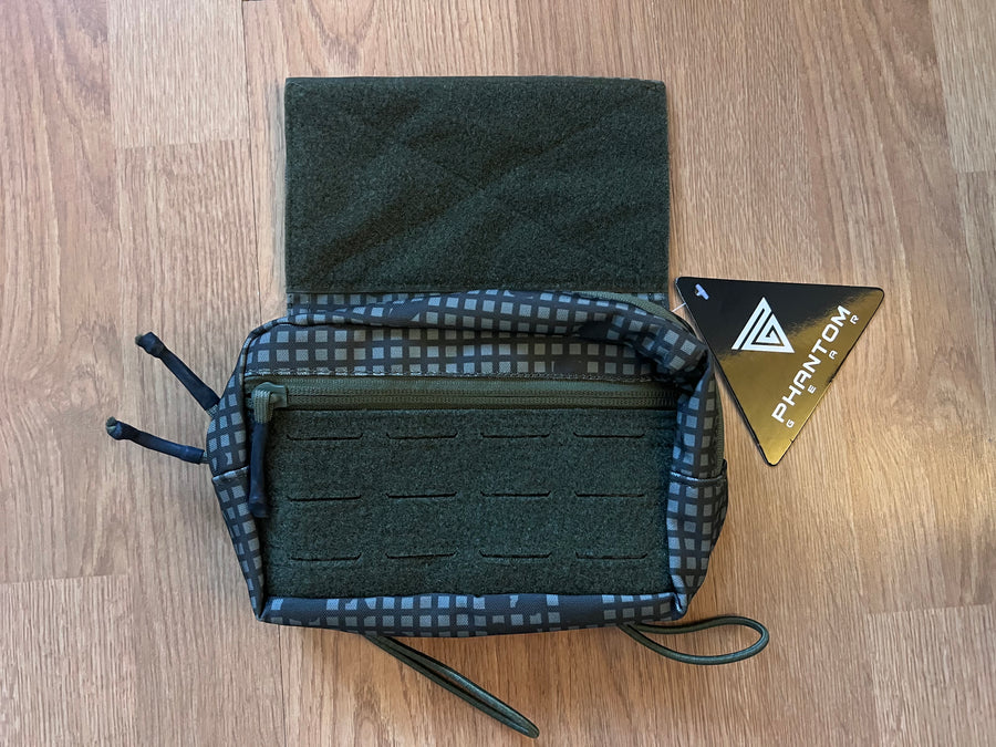 Phantom Gear T Bag Hook & Loop Lower Plate Carrier Pouch Dessert Night Camo