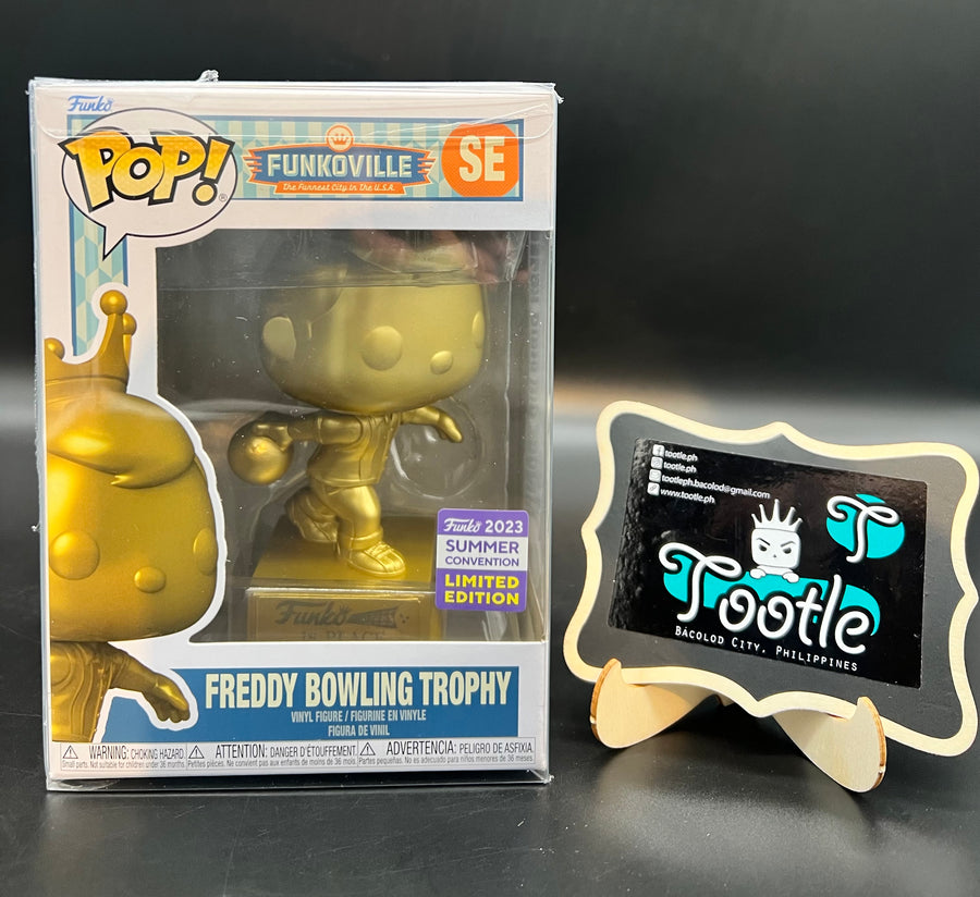 Funko Pop! FUNKOVILLE SE "Freddy Bowling Trophy" (Funko 2023 Summer Convention Limited Edition )