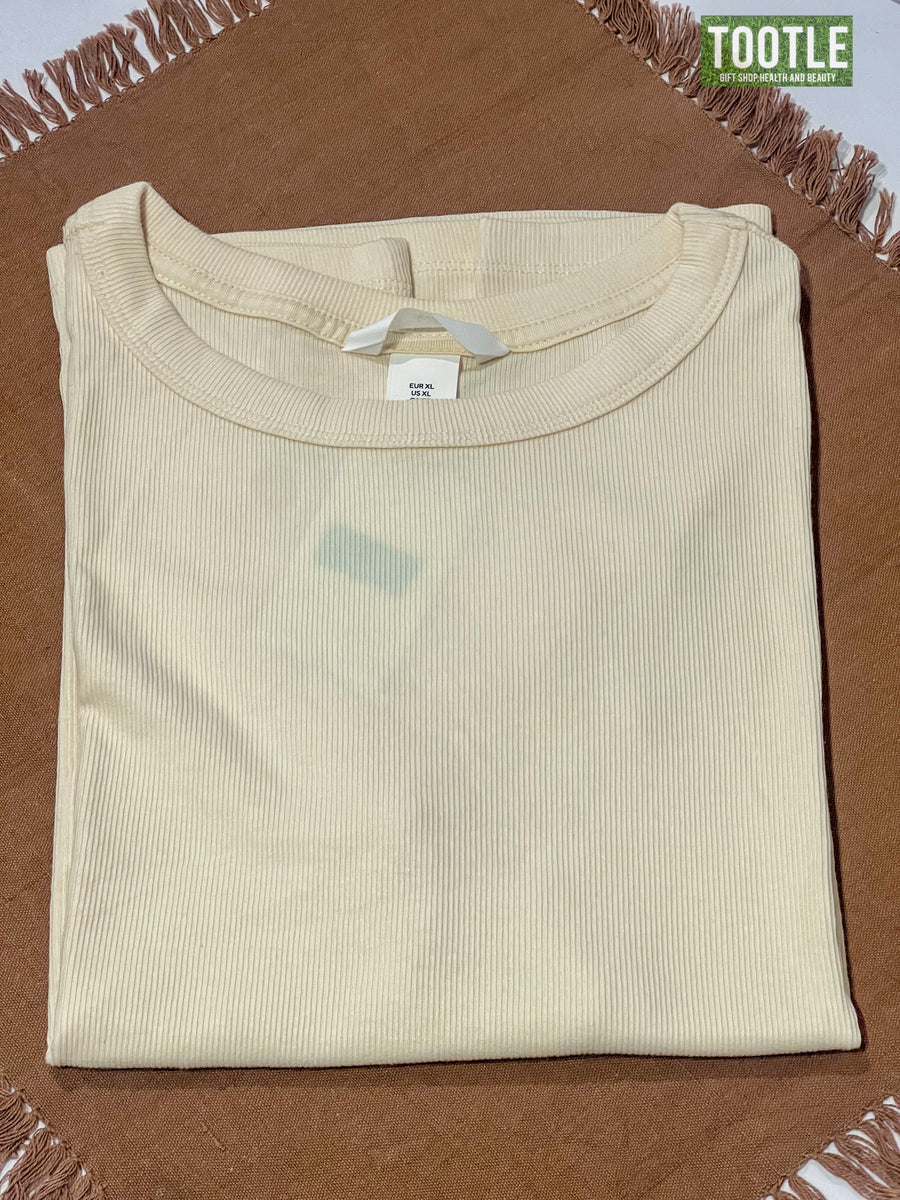 H & M Basic Rib Shirt Women