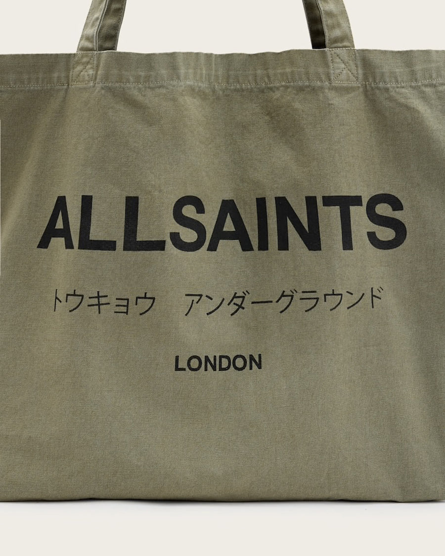 All Saints Underground Tote Bag Nori Green