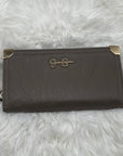 Jessica Simpson Large Frankie Wallet Gray